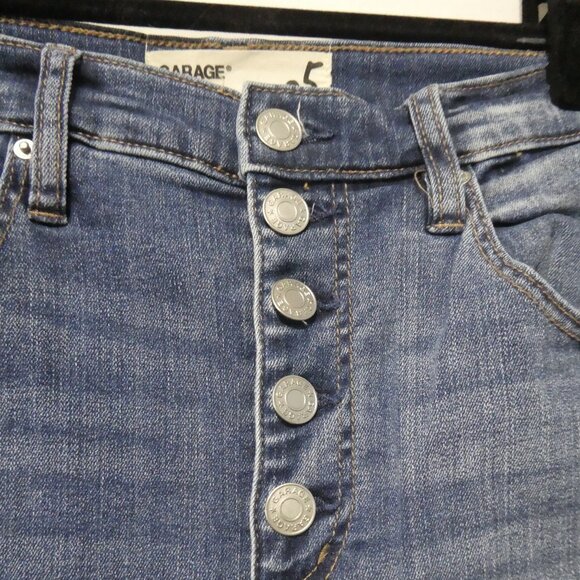 GARAGE - Ultra High Rise | size 5 | High Waisted Button Fly Slim Jeans | NWOT - Picture 4 of 16